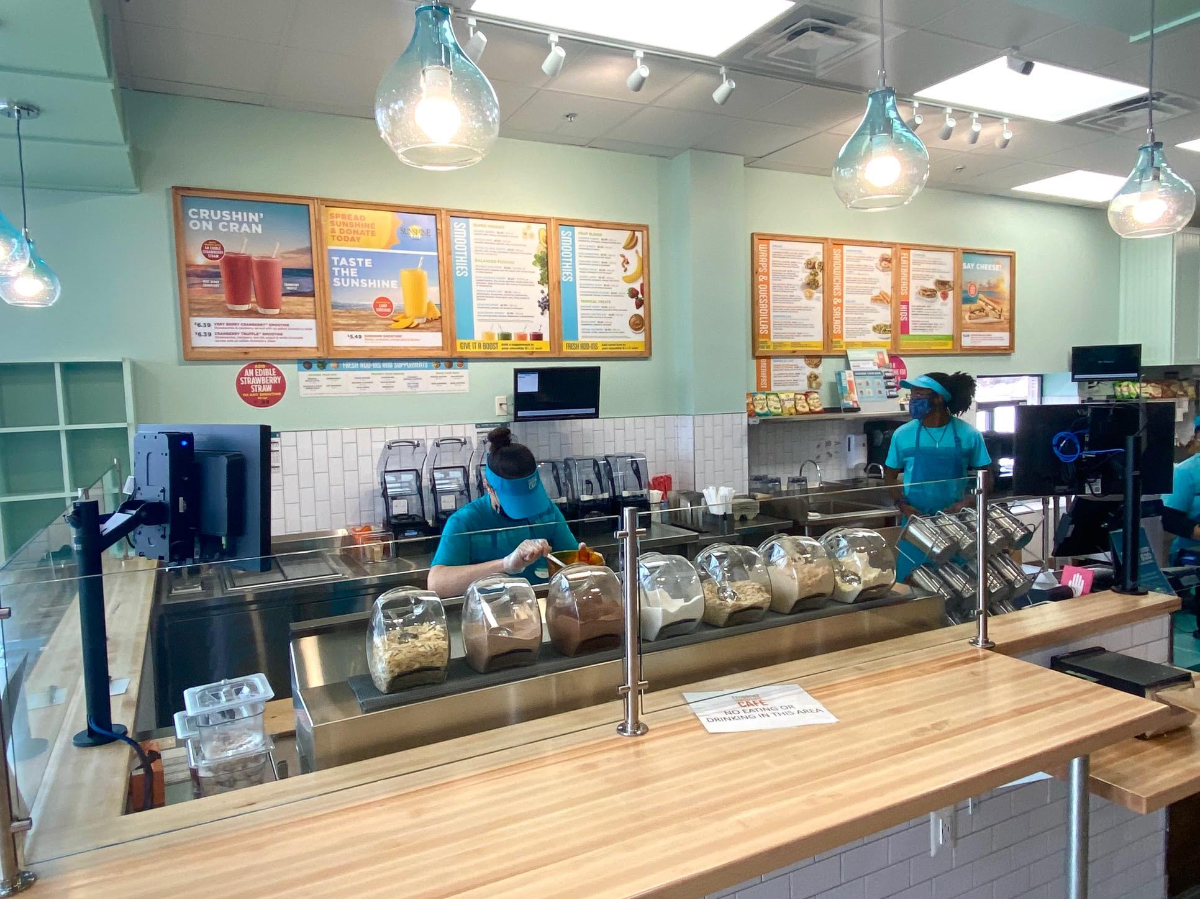 Tropical Smoothie design & decor