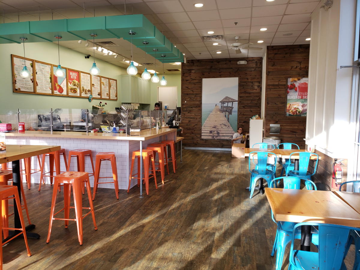 Tropical Smoothie design & decor