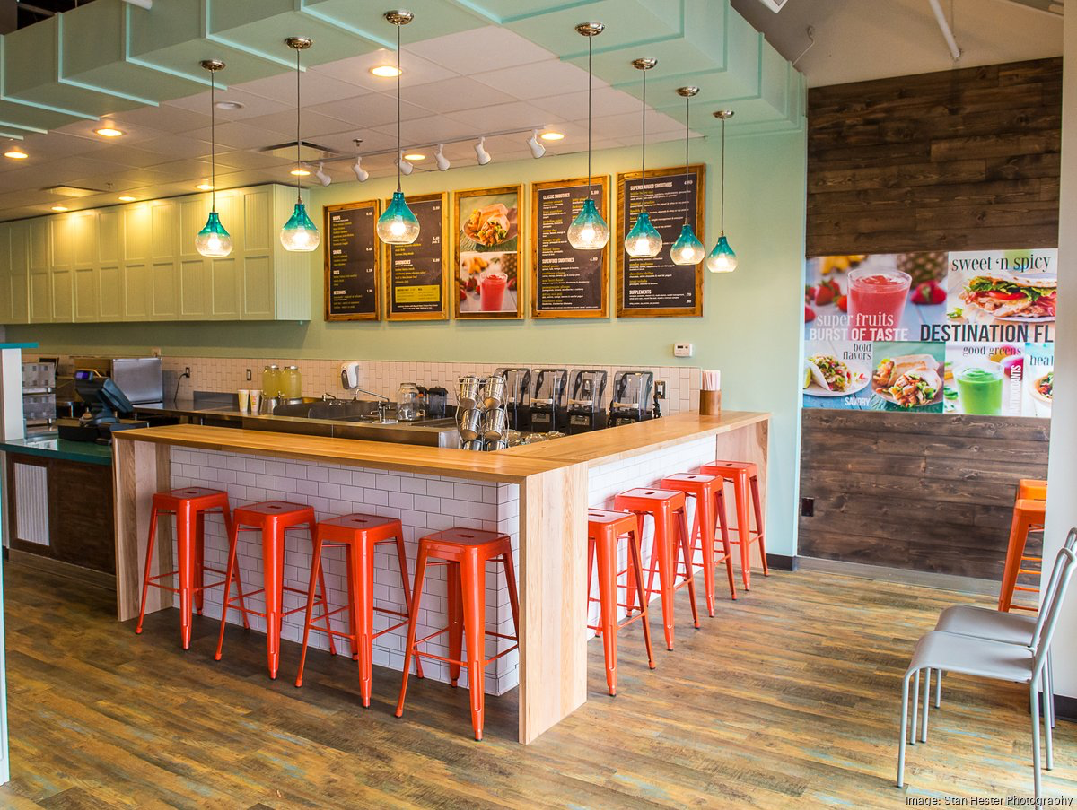 Tropical Smoothie design & decor