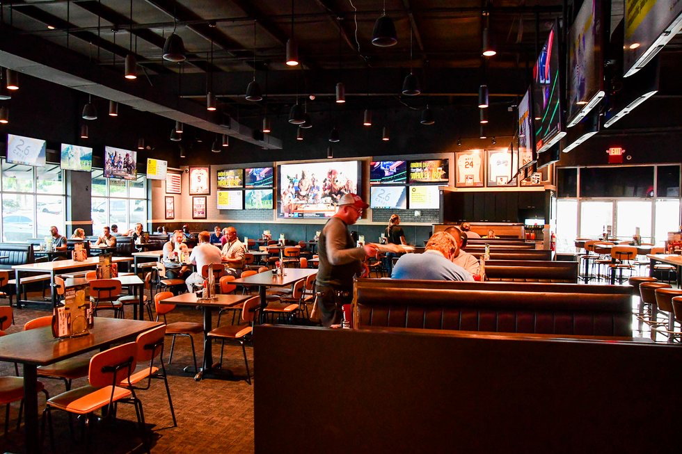 Buffalo Wild Wings design & decor