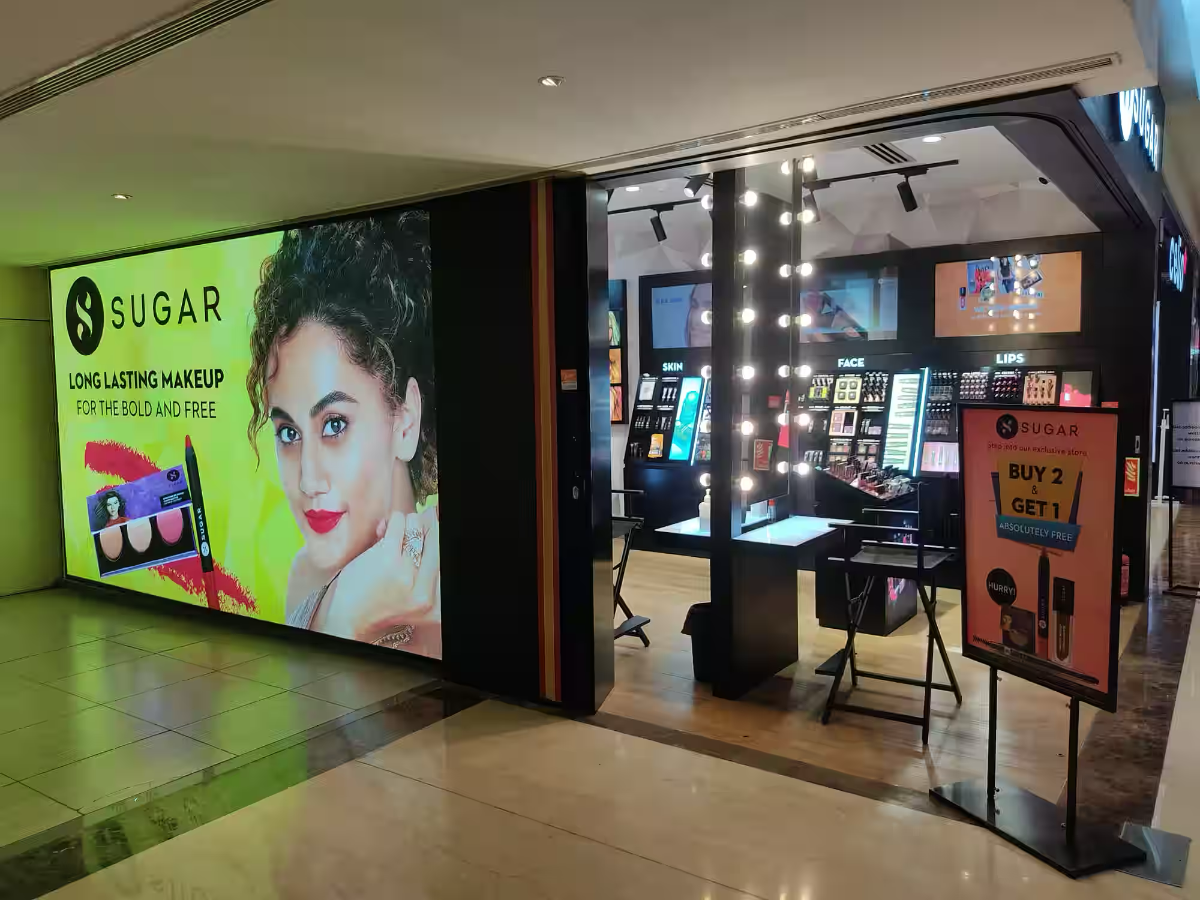 Sugar Cosmetics design & decor