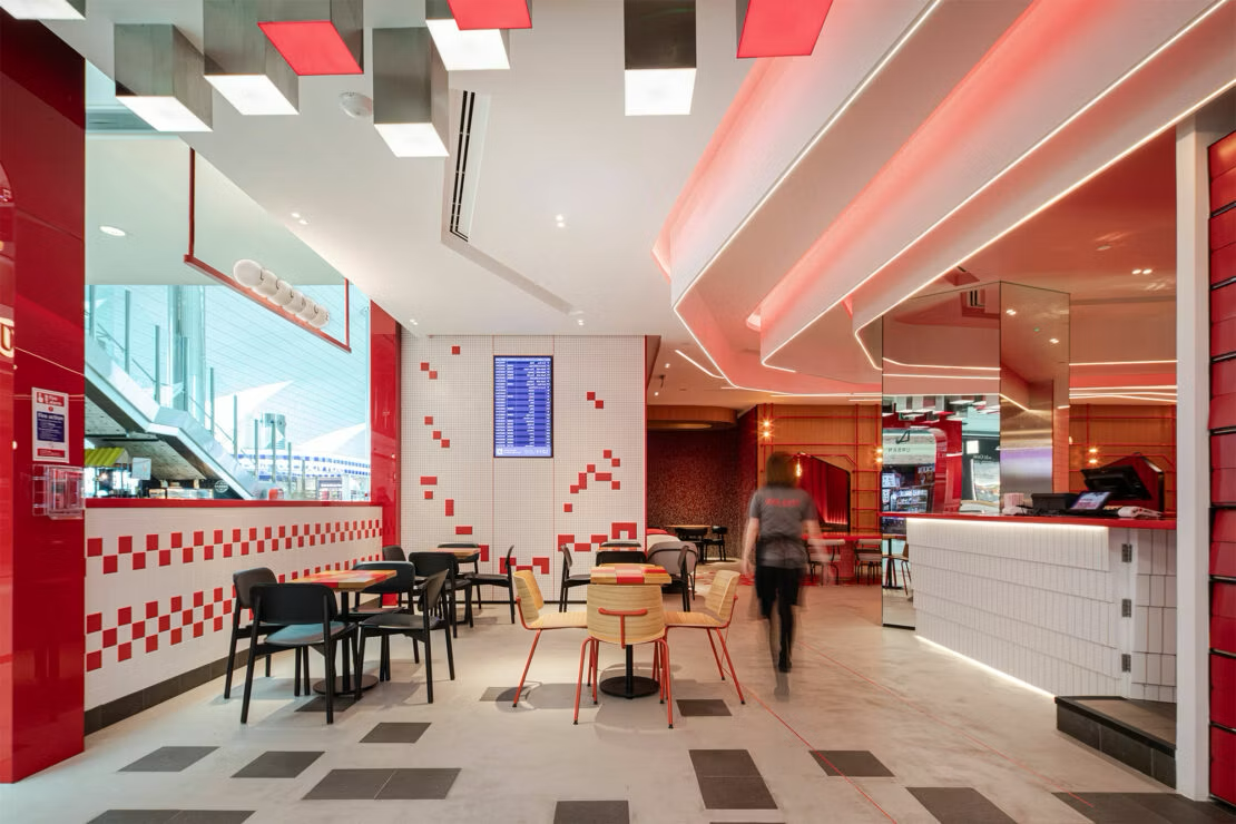 Five Guys design & decor