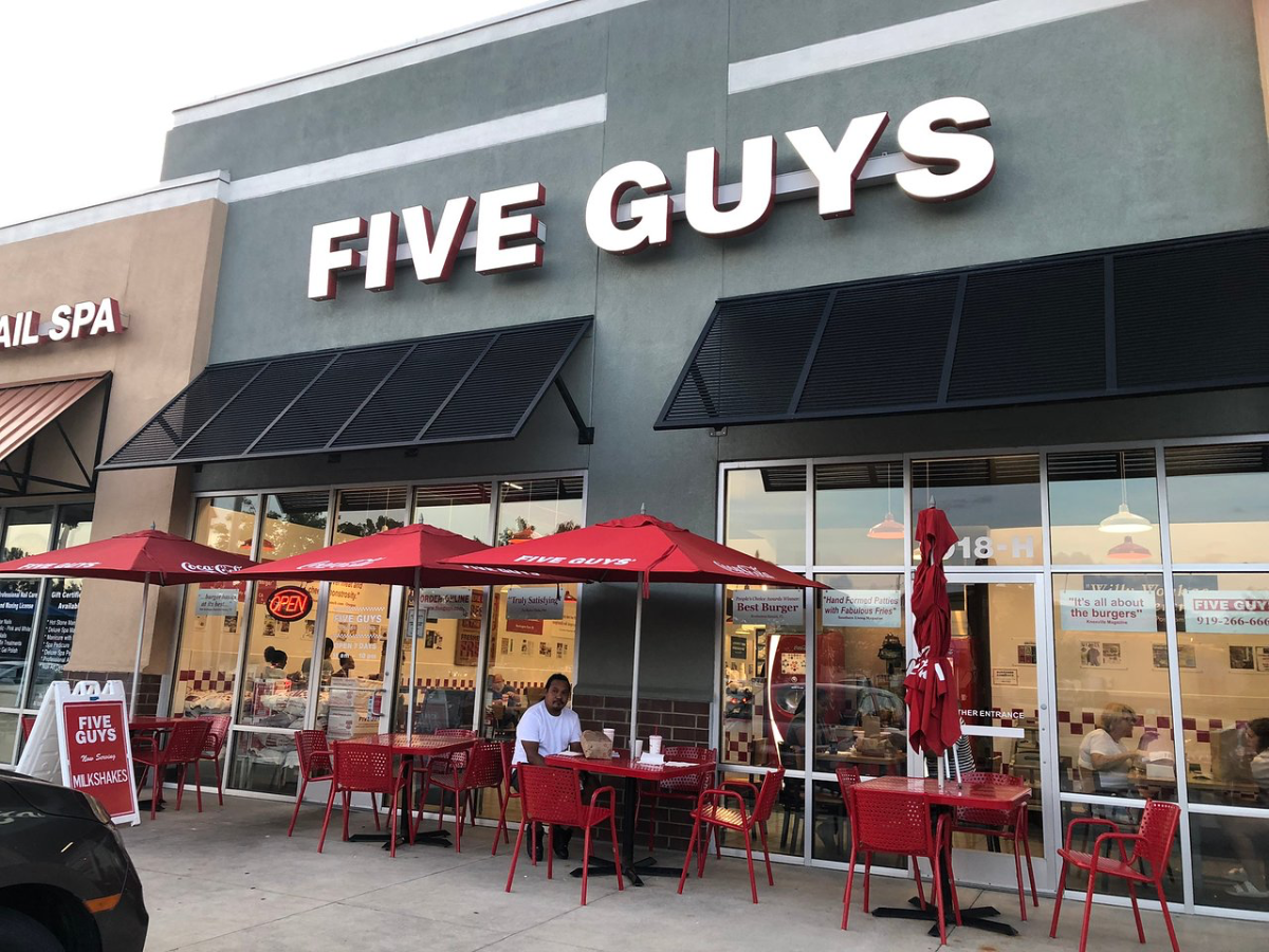 Five Guys new outlets
