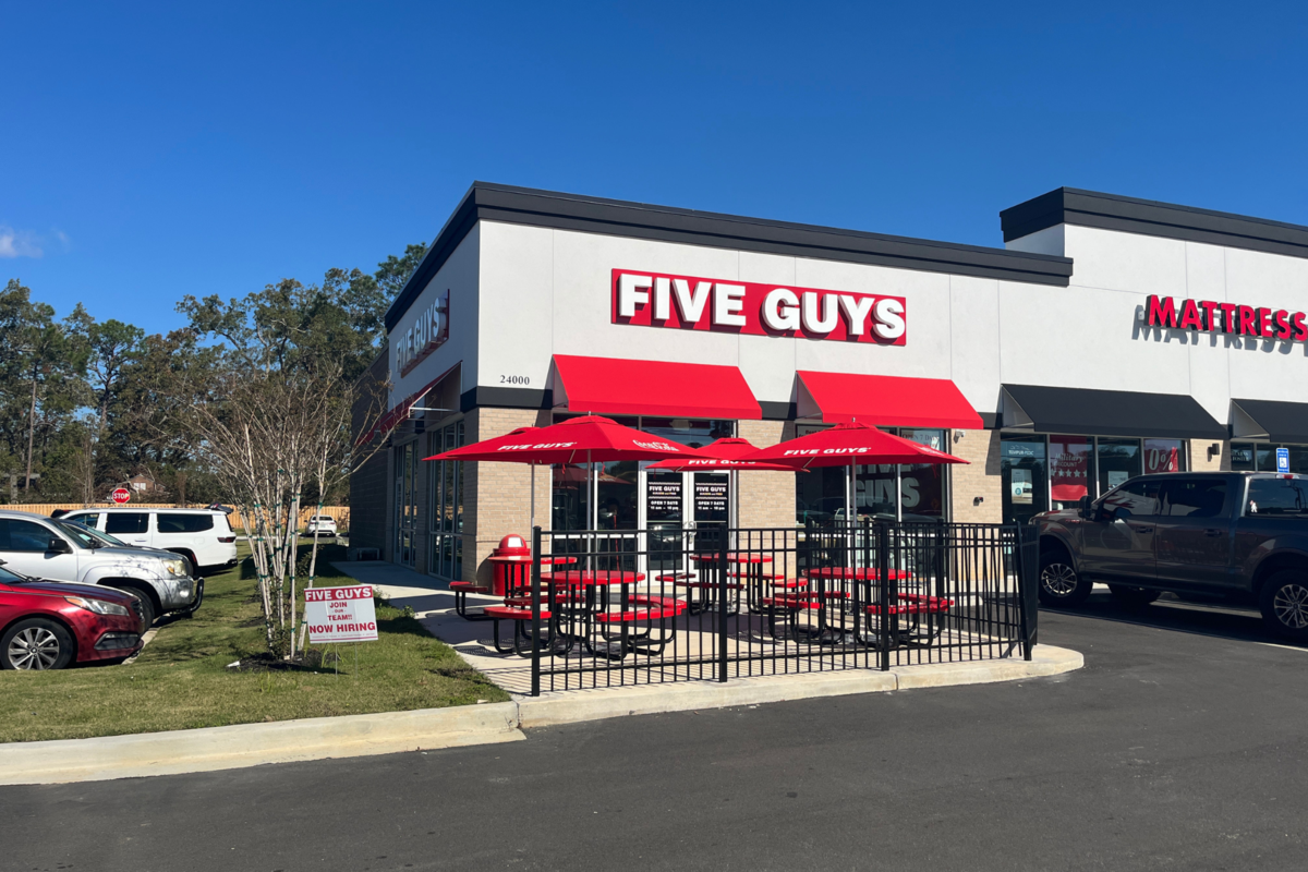 Five Guys new outlets