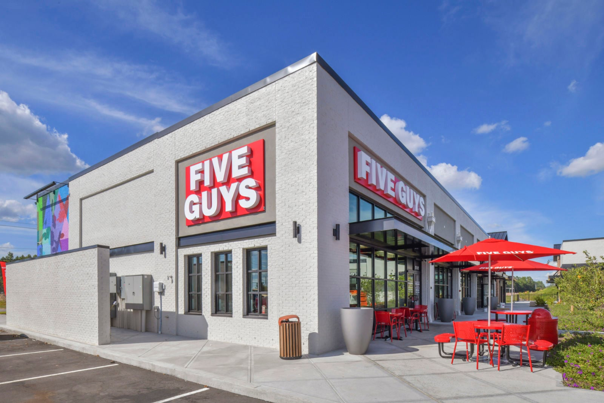 Five Guys new outlets