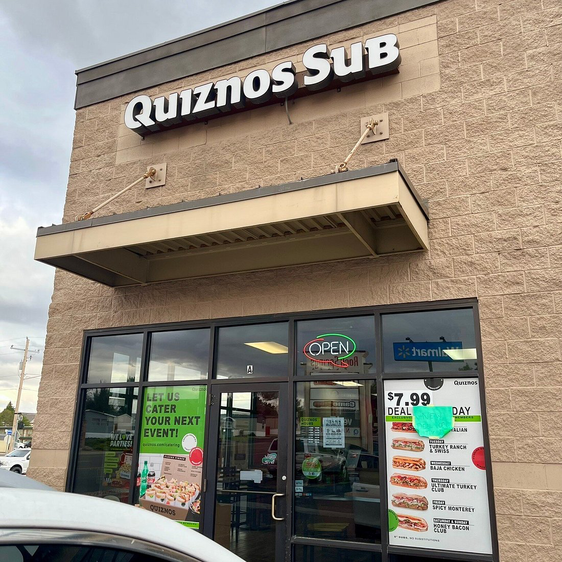 Quiznos new outlets