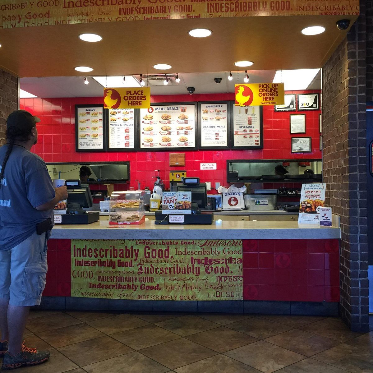 Zaxby's design & decor