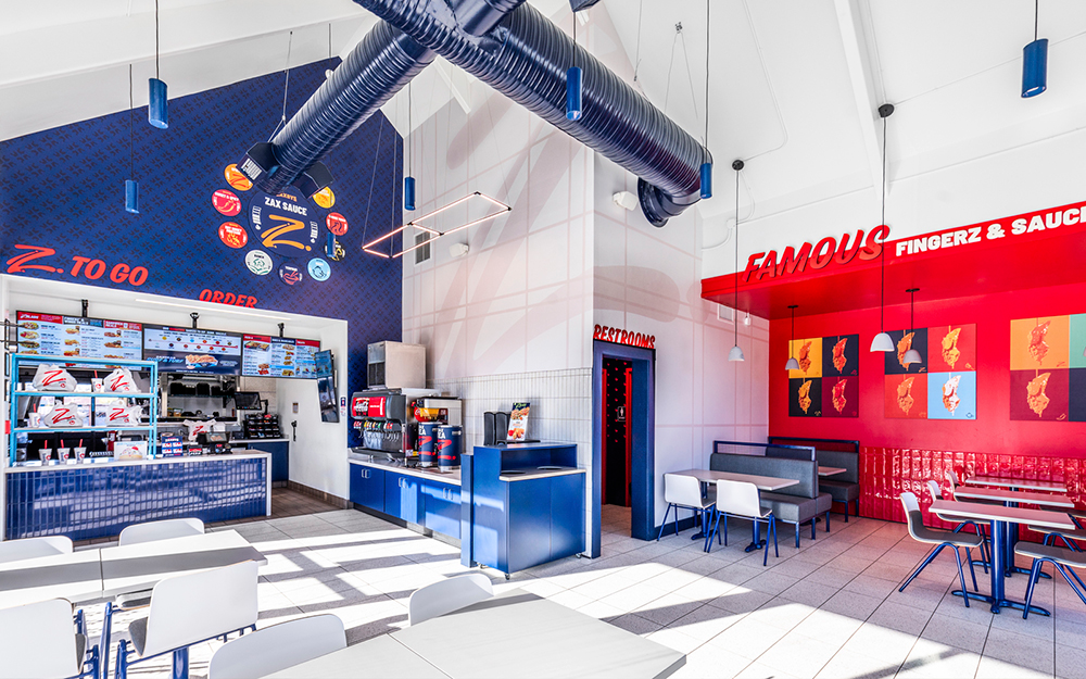 Zaxby's design & decor