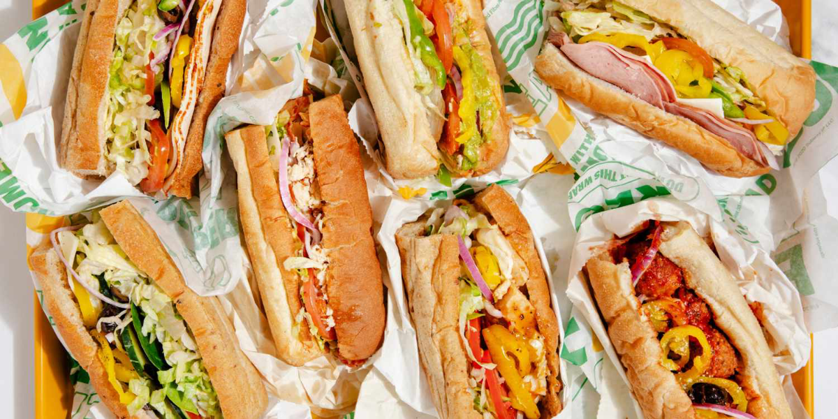 Subway product images