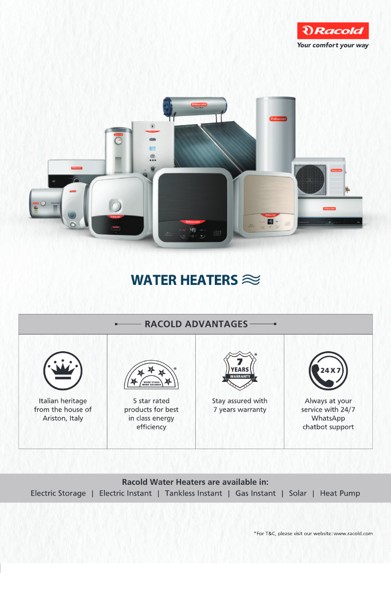 Racold product images
