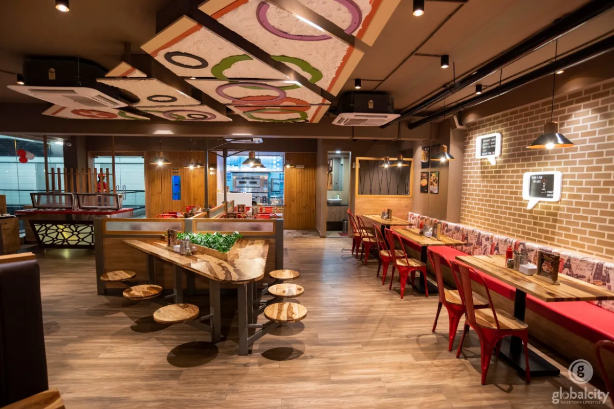 U.S.Pizza design & decor