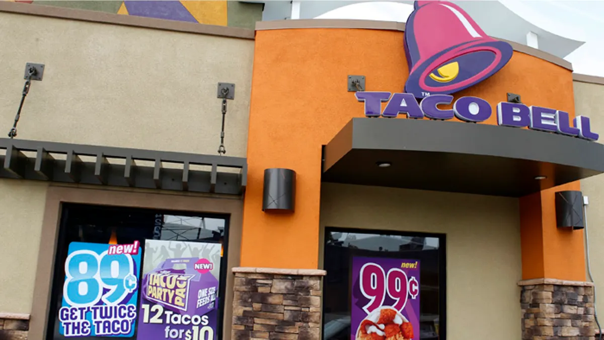Taco Bell new outlets