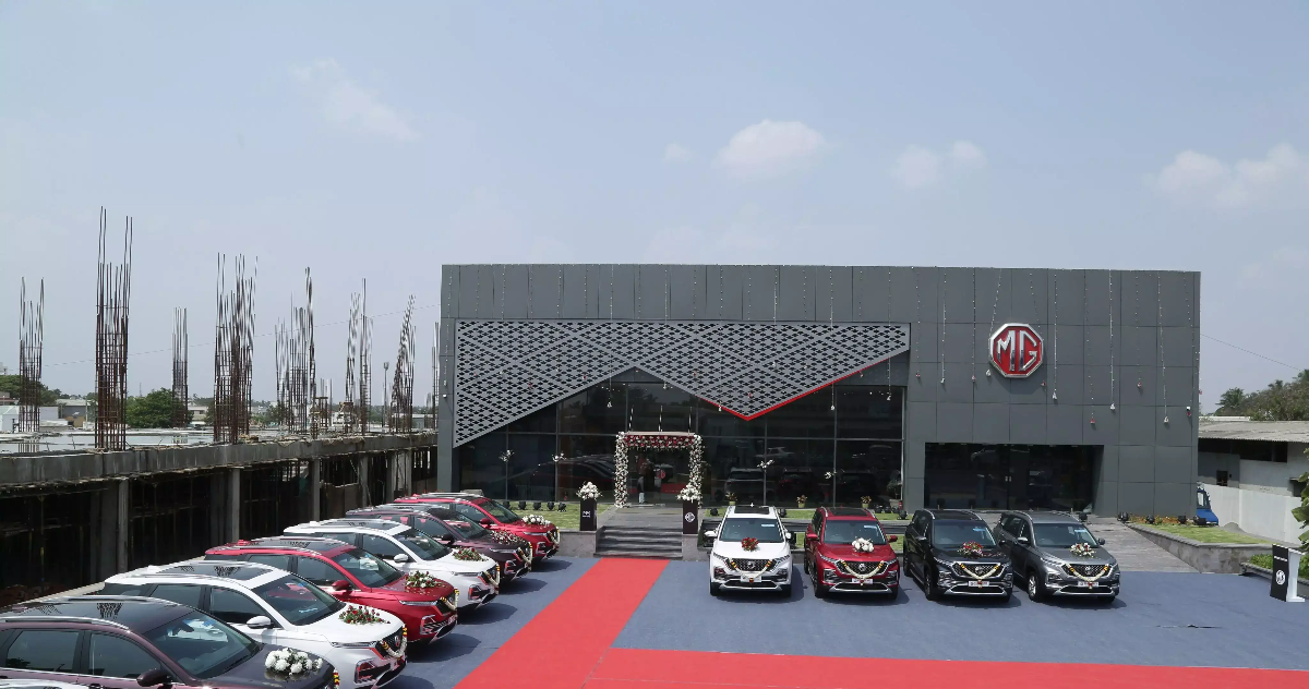 MG Motor India new outlets