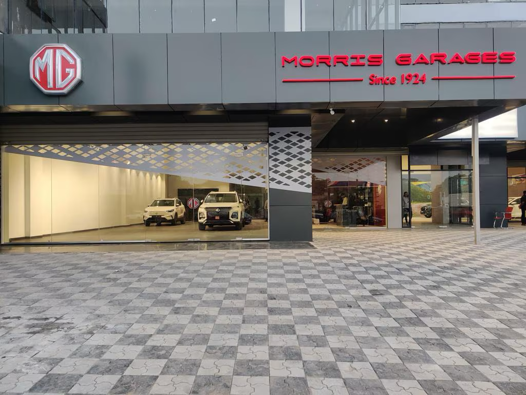 MG Motor India new outlets