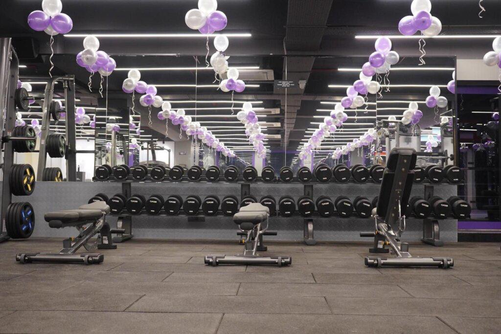 Anytime Fitness design & decor