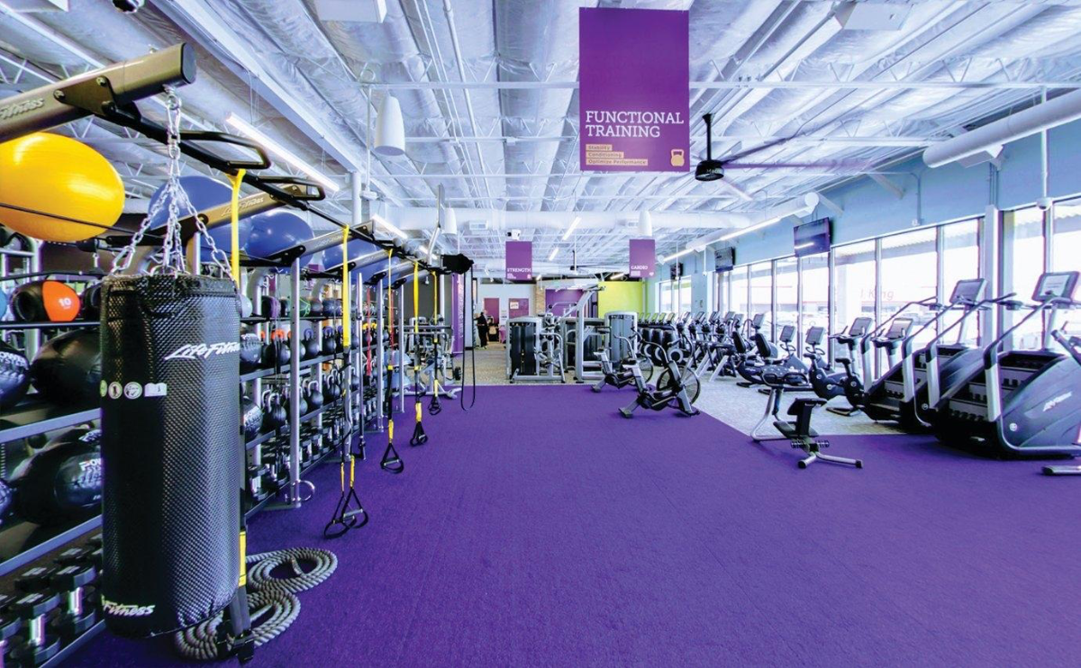 Anytime Fitness design & decor