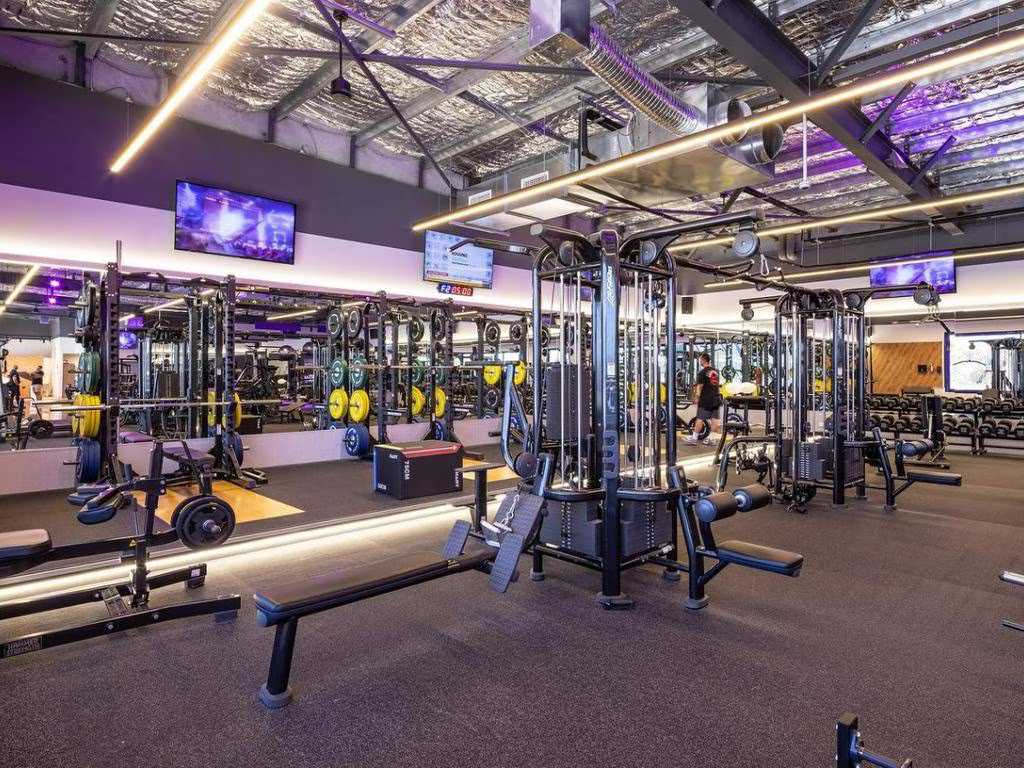 Anytime Fitness design & decor