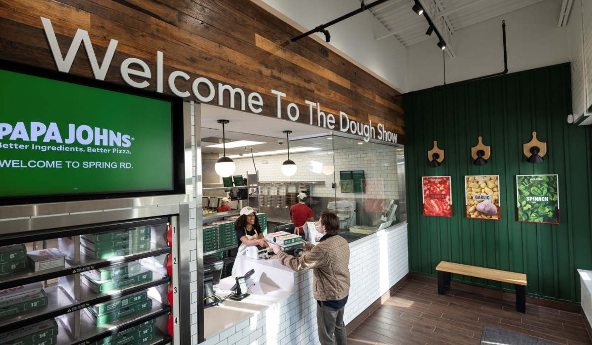 Papa John's design & decor