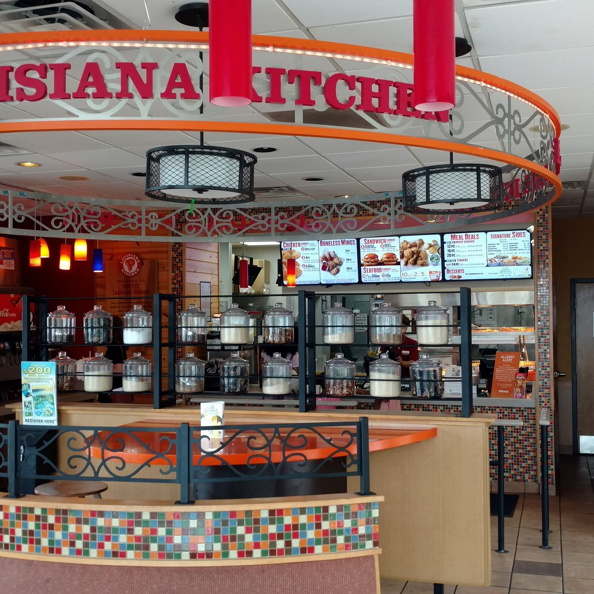 Popeyes design & decor