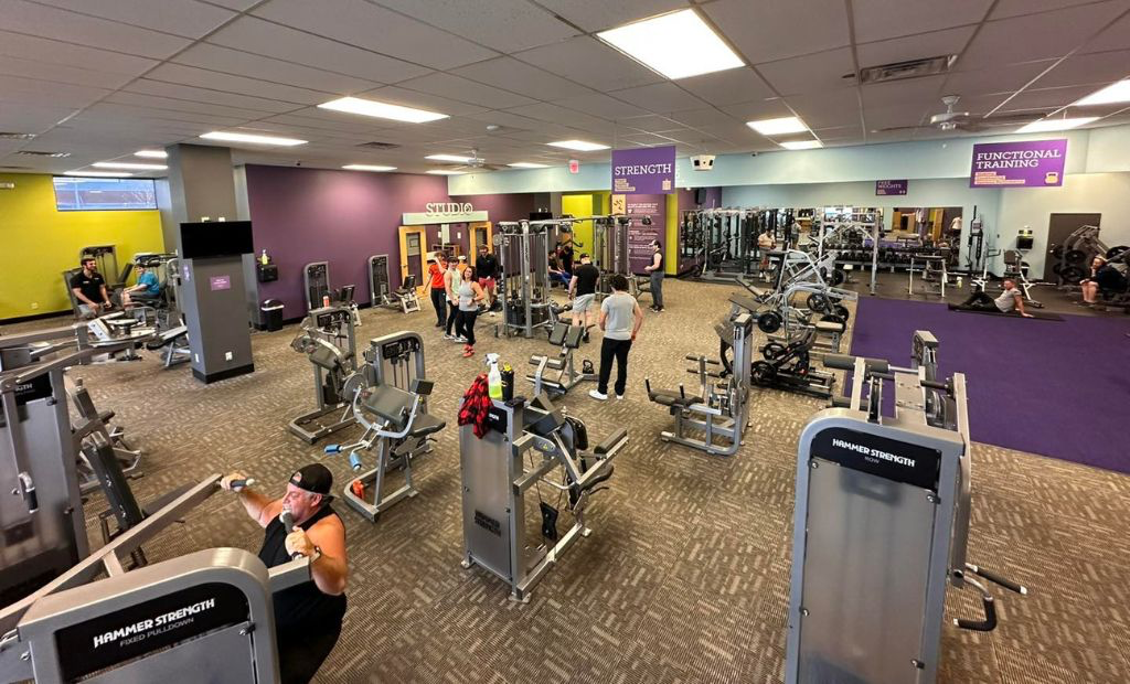 Anytime Fitness design & decor