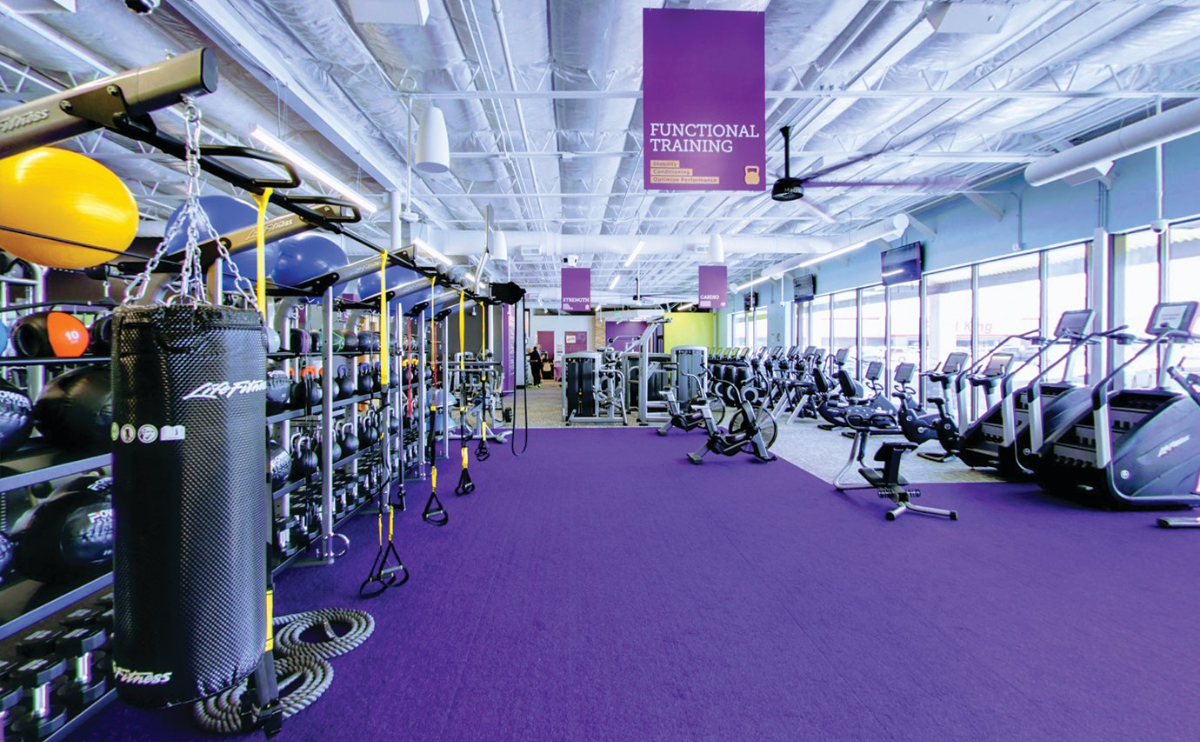 Anytime Fitness design & decor