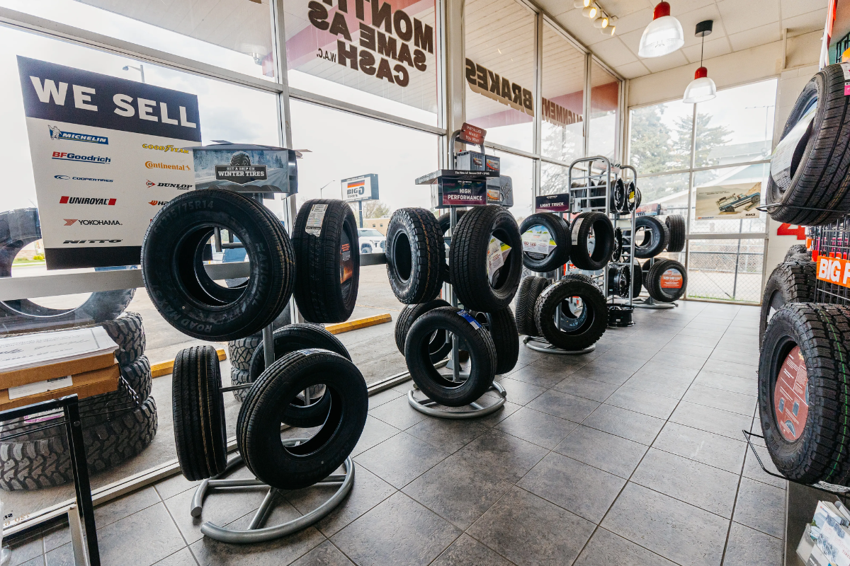 Big O Tires design & decor