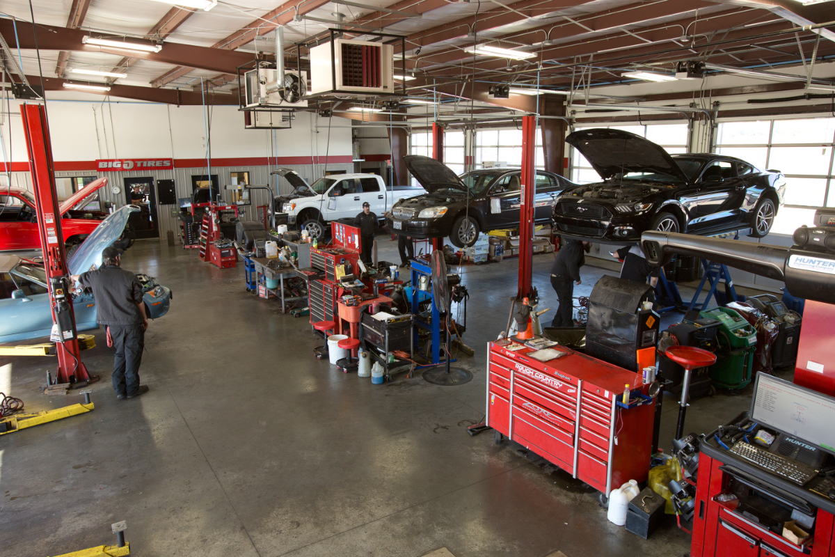 Big O Tires design & decor
