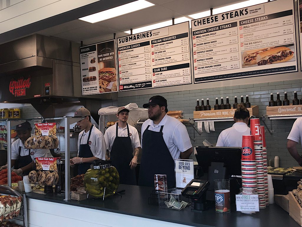 Jersey Mike's design & decor
