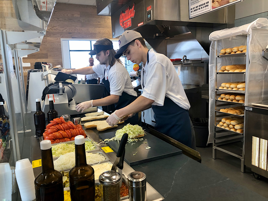 Jersey Mike's design & decor