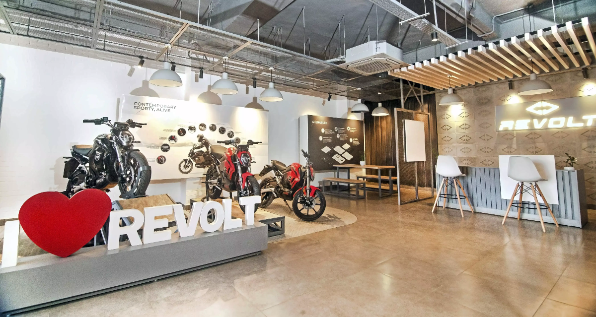 Revolt Motors design & decor