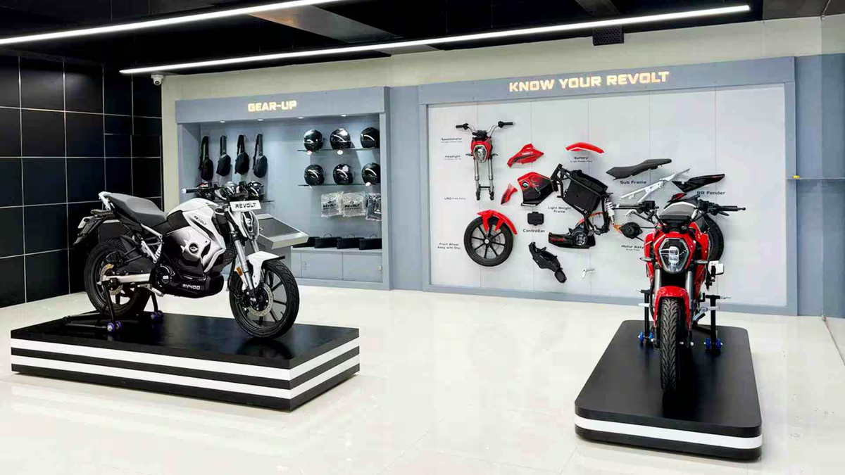 Revolt Motors design & decor