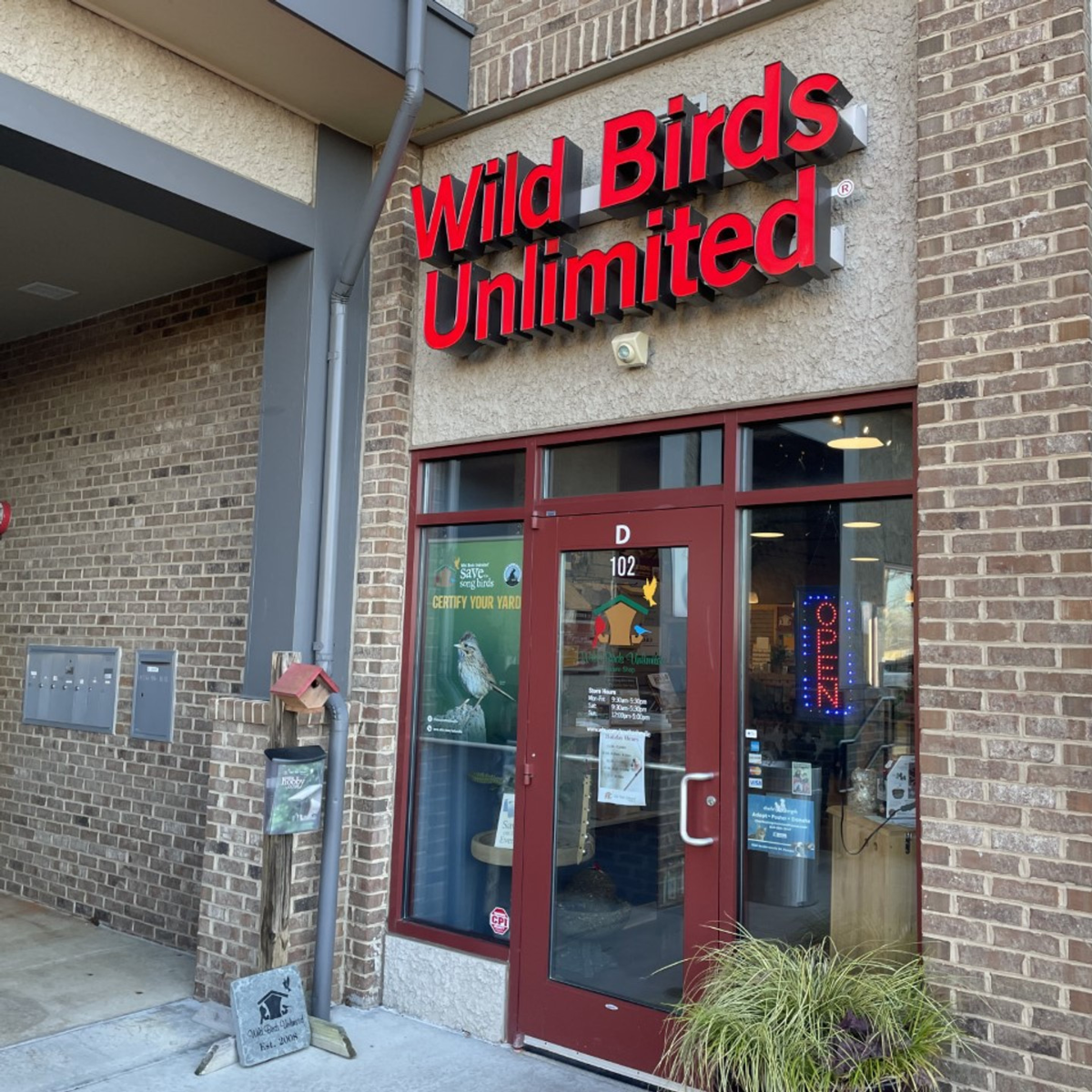 Wild Birds Unlimited new outlets