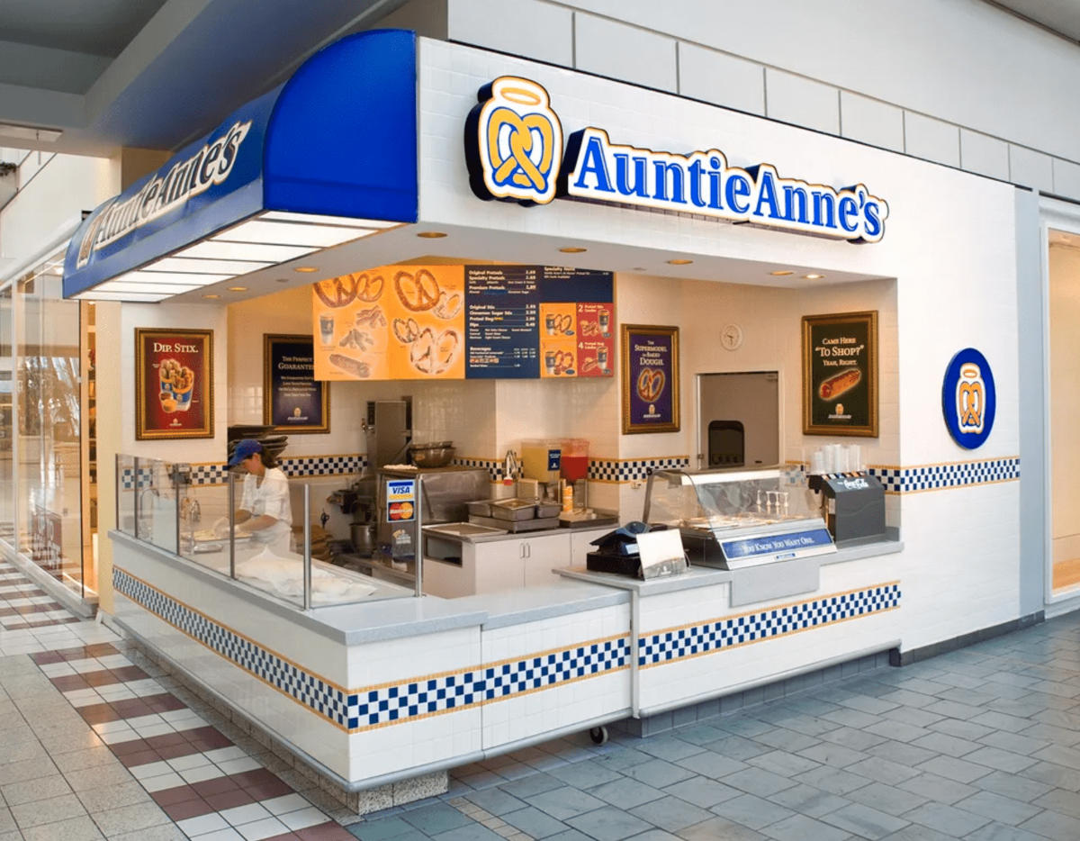 Auntie Anne's new outlets
