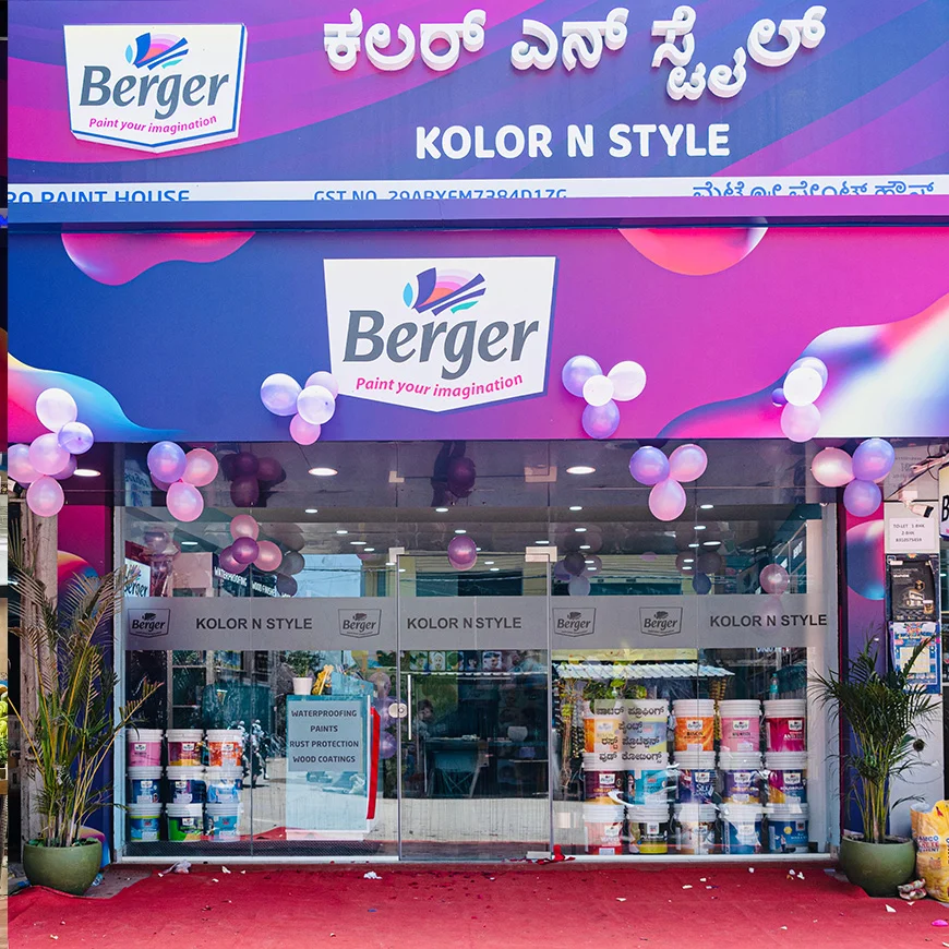 Berger Paints new outlets