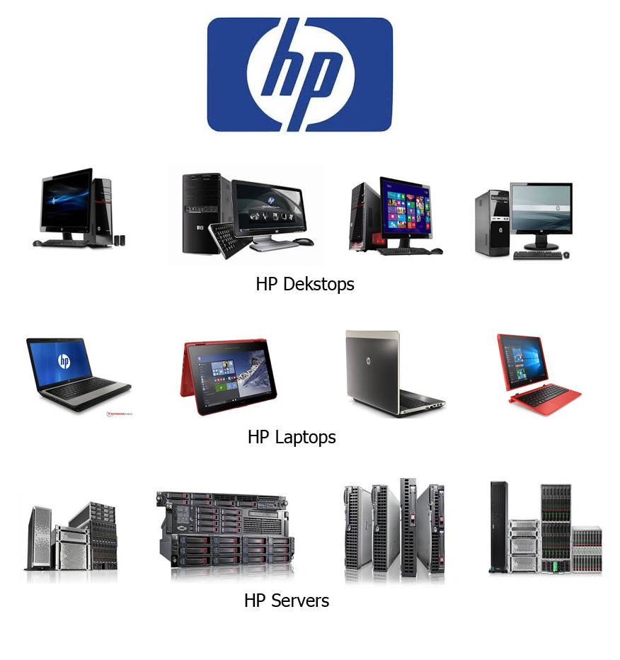 HP product images