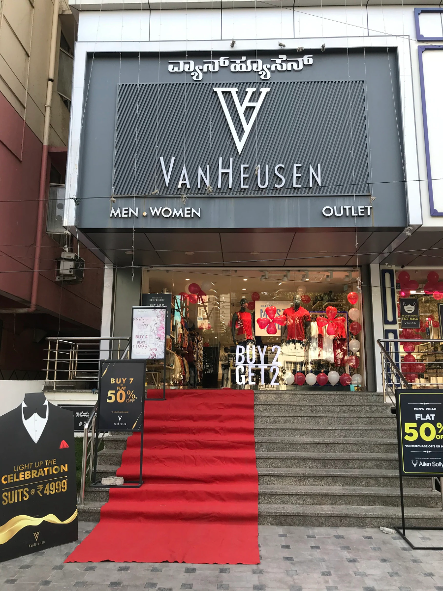 Van Heusen new outlets