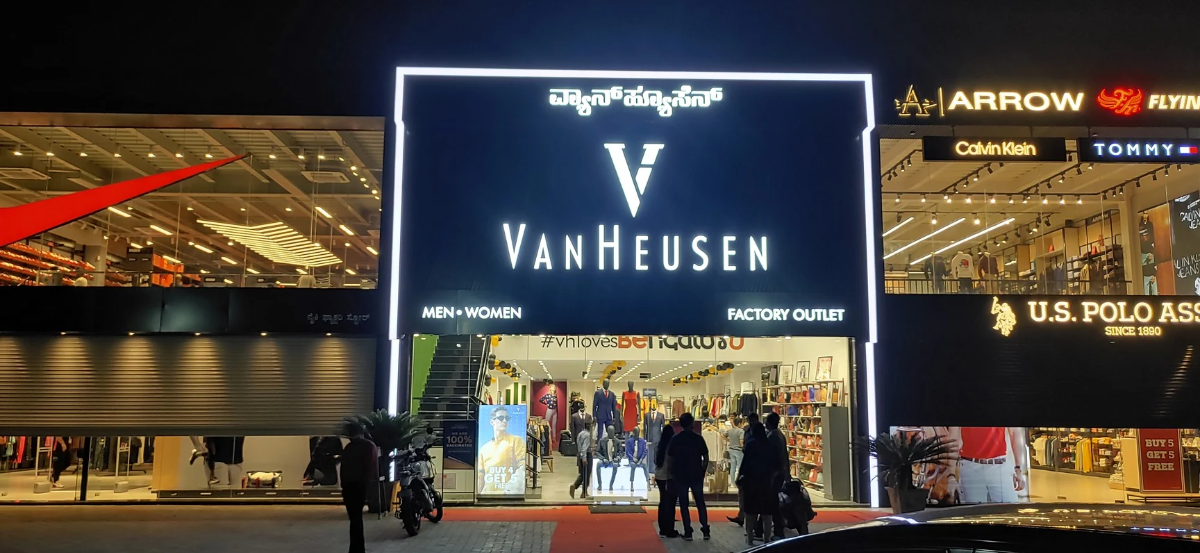 Van Heusen new outlets