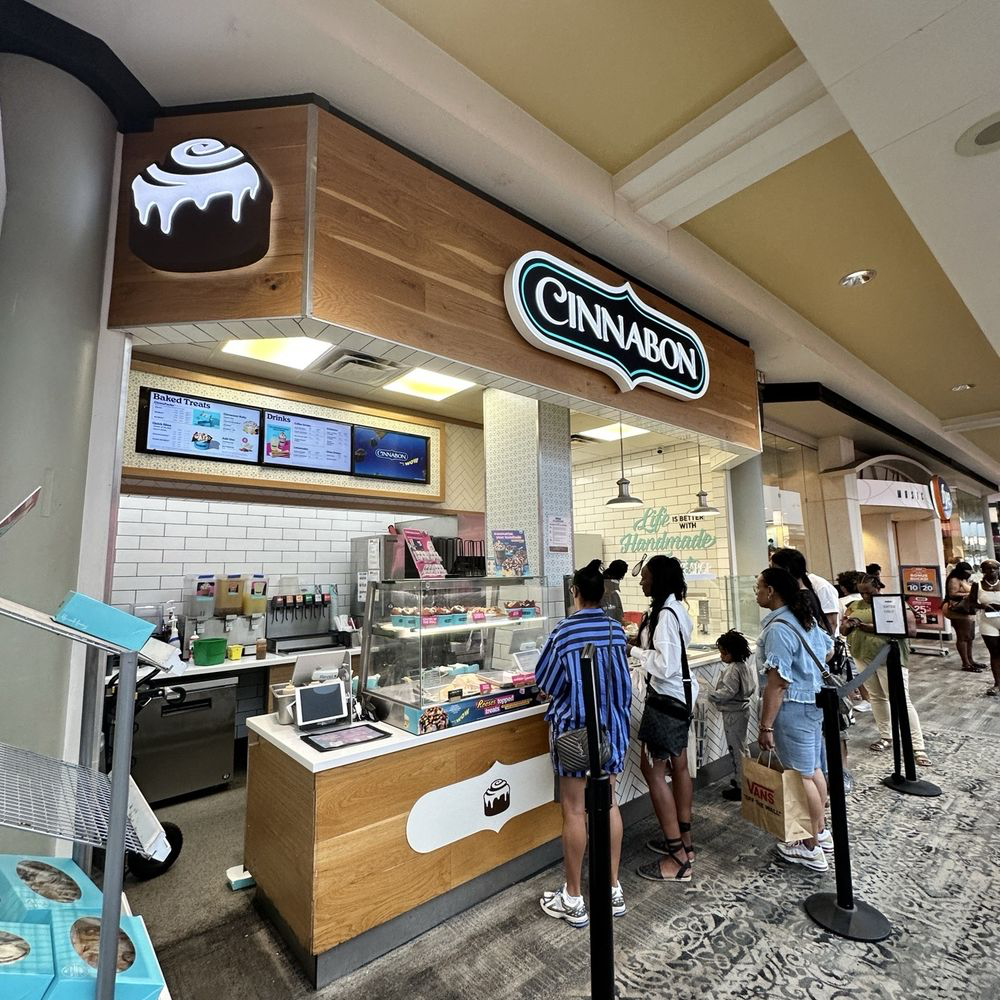 Cinnabon new outlets
