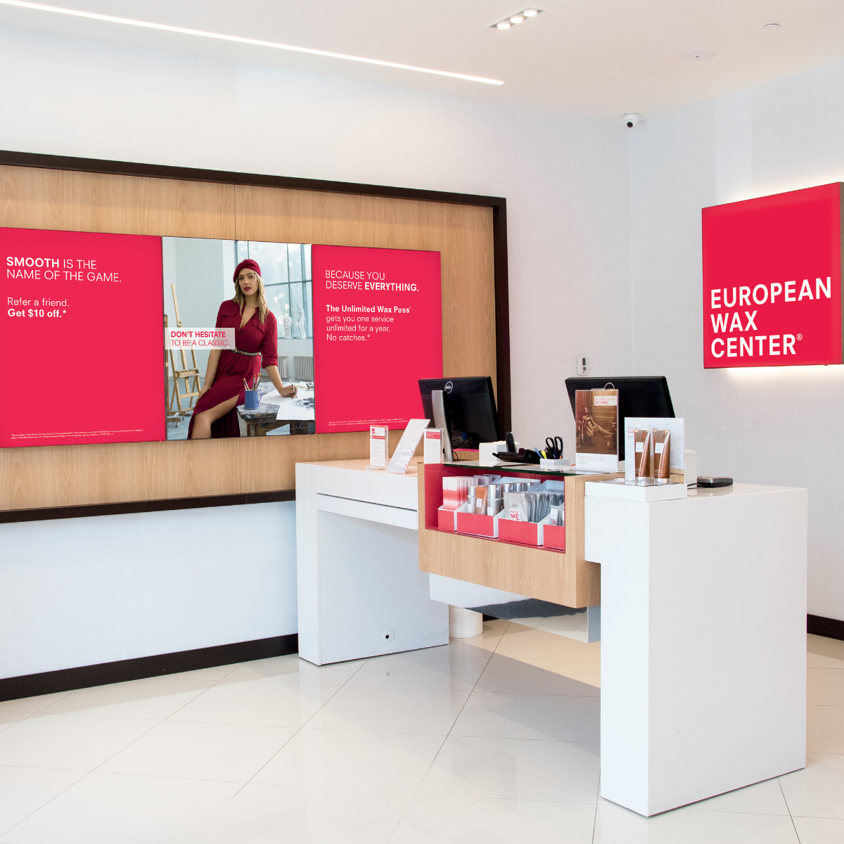 European Wax Center design & decor